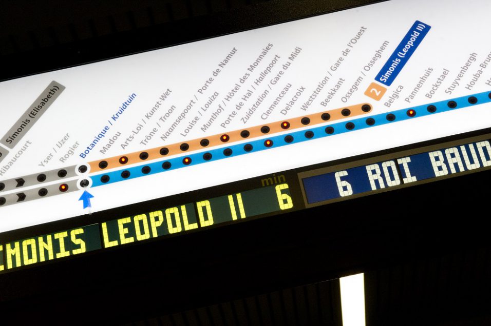 temps réel stib
