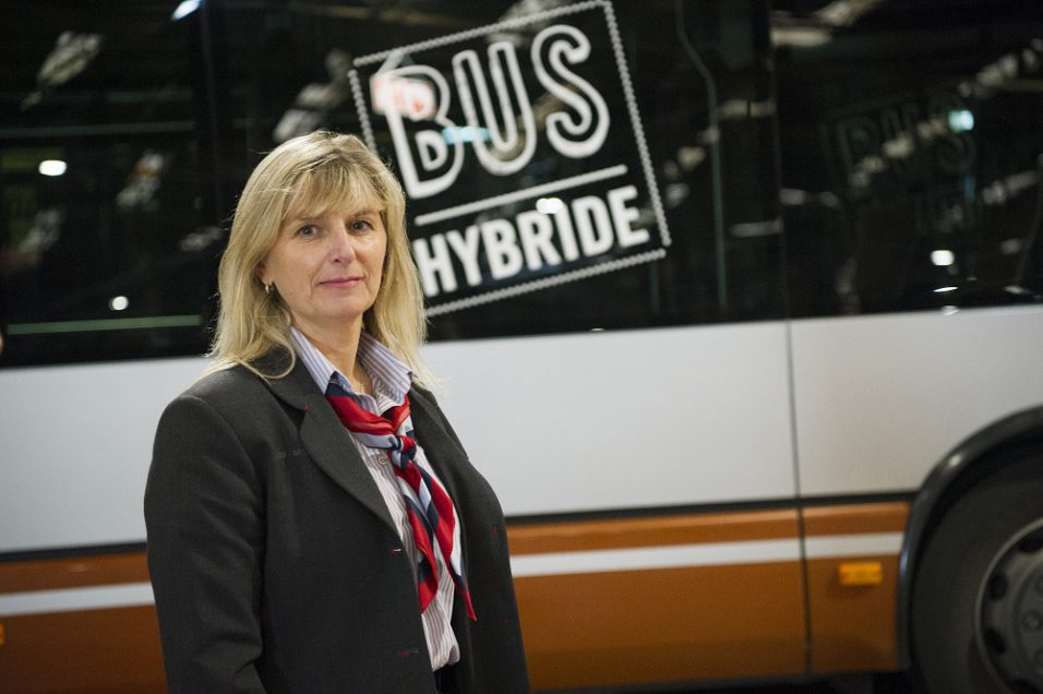 Michèle, chauffeuse de bus à la STIB