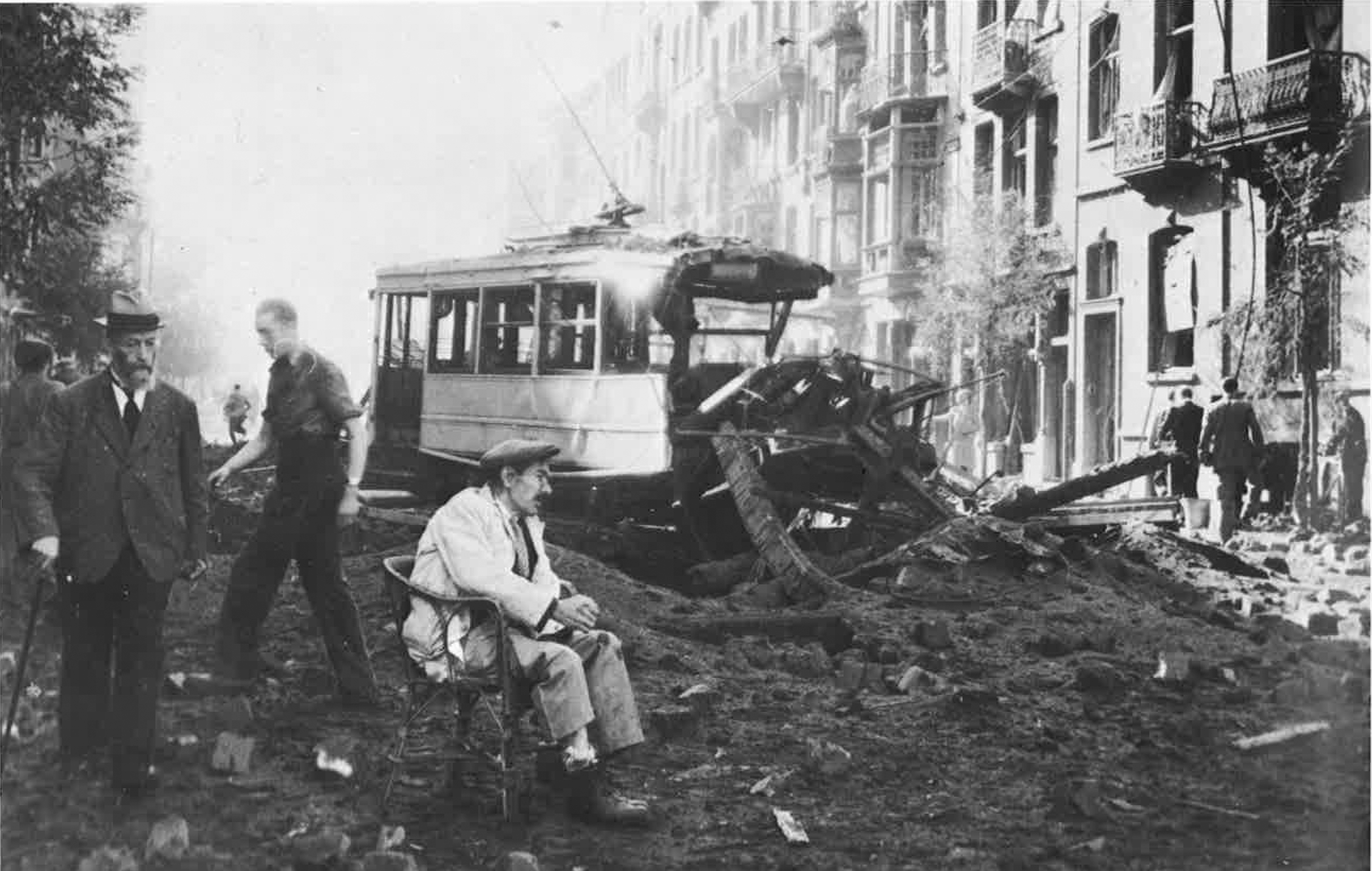 De Brusselse tram tijdens de WO II