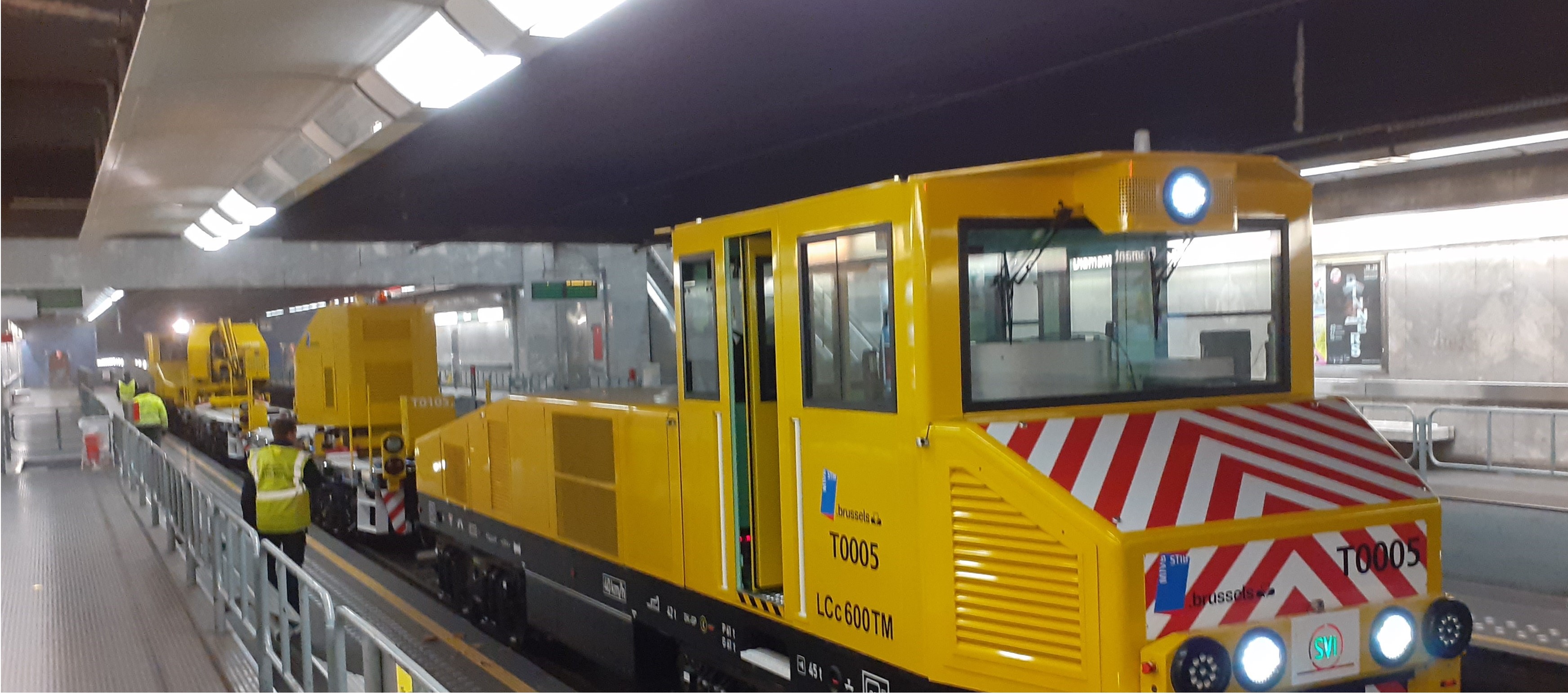 Werktrein James, de butler van de MIVB