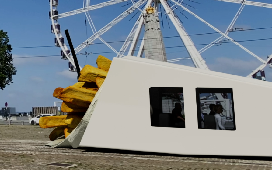 Origiful, de artiest achter de friettram