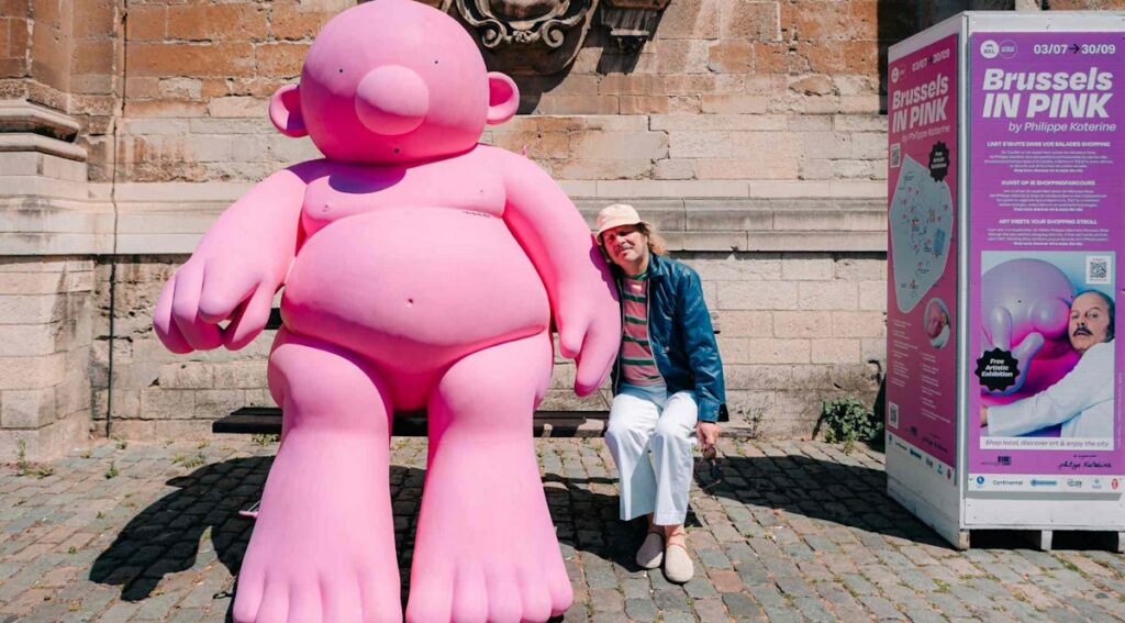 brussels in pink